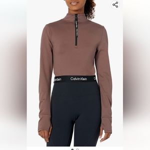 Women's Calvin Klein Performance Logo Tape Active Set Terre NWT